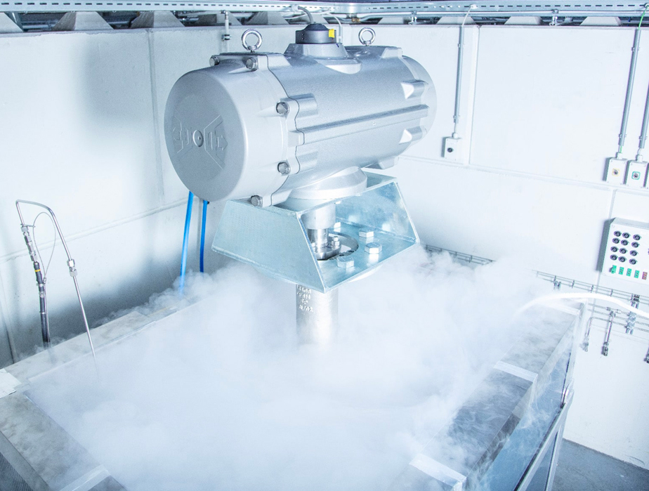 Cryogene en lage temperatuur test