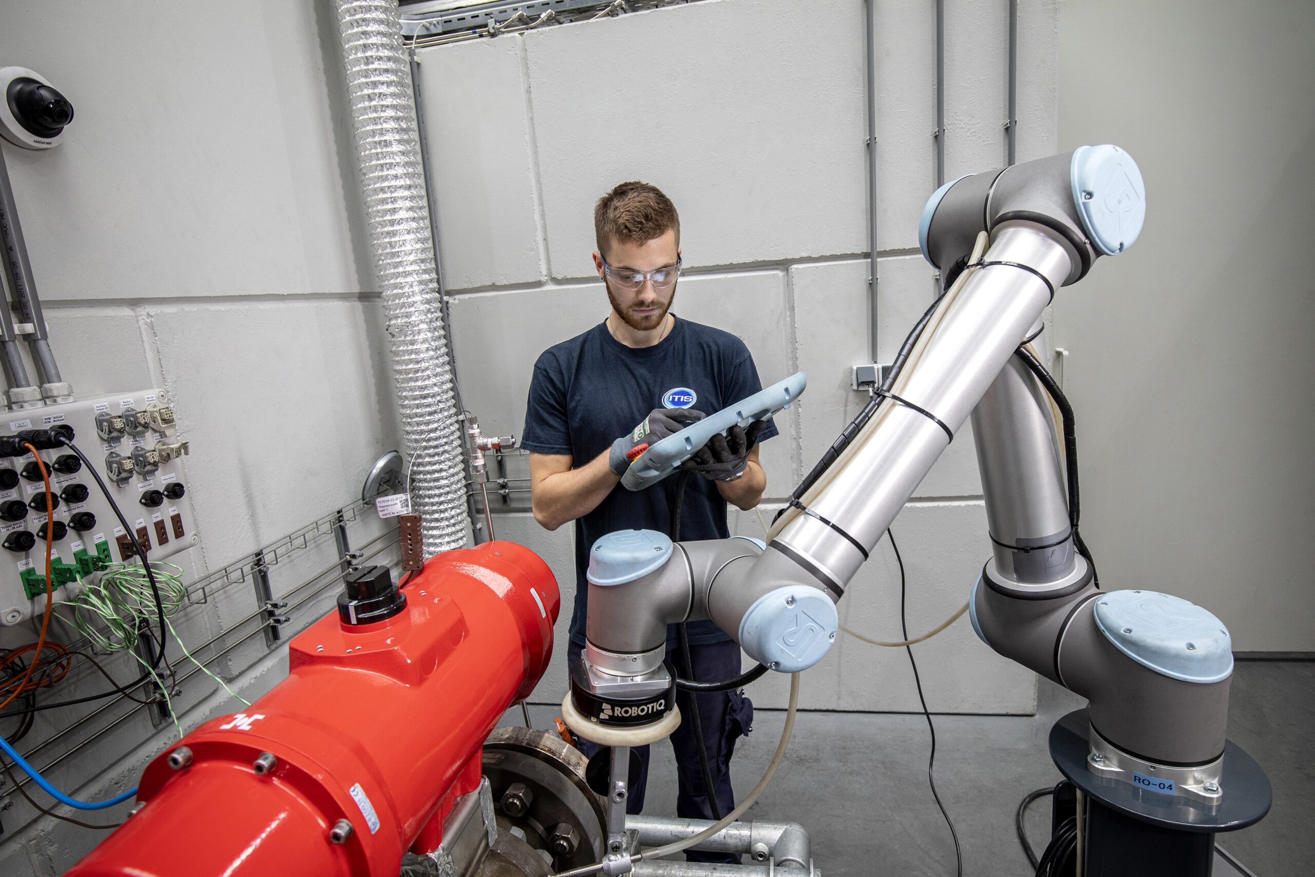 Appendage testen in het laboratorium
